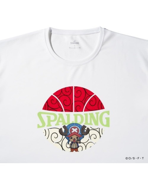 SPALDING（スポルディング）の「【SPALDING/スポルディング】Tシャツ ONE PIECE ヒトヒトの実 ボールプリント/吸水速乾機能・UVカット機能・アニメ半袖Tシャツ（Tシャツ/カットソー・メンズ・ブラック/ホワイト/レッド・MEDIUM/LARGE）」の6枚目の写真