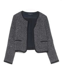 theory / セオリー　ノーカラージャケット 中古・古着通販】theory (セオリー) ノーカラージャケット