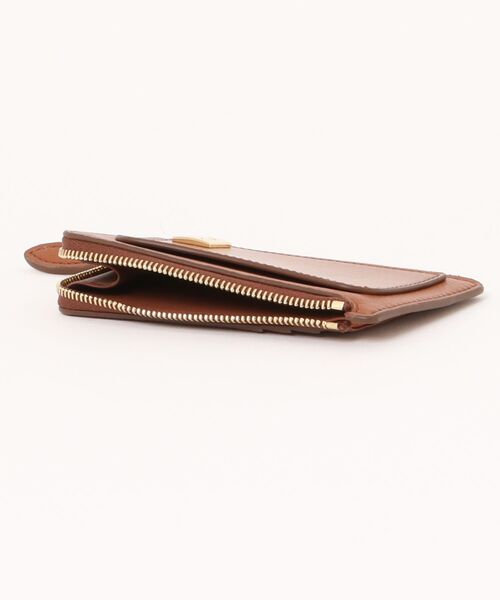 STELLA McCARTNEY（ステラマッカートニー）の「Ryder Zip Cardholder / ライダー ジップ カードホルダー（カードケース・レディース・ブラウン/ブラック・ONE SIZE）」の9枚目の写真