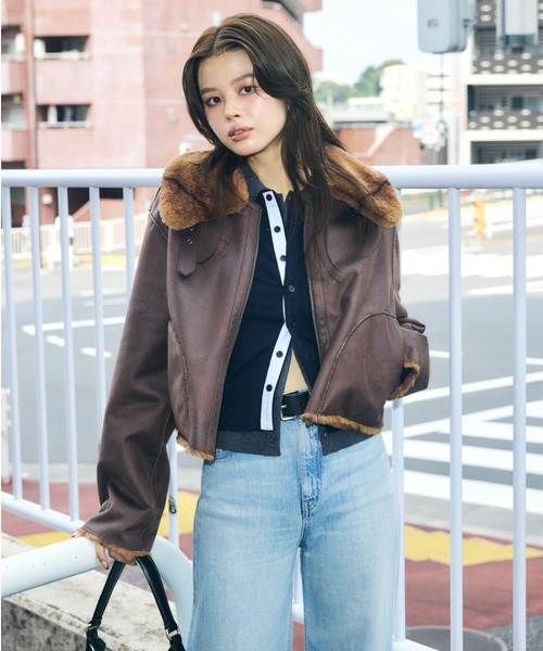 今季新作moussy　REVER FAUX ファーコート MOUSSY | REVER FAUX ファーコート (ブルゾン ) |SHEL'TTER WEBSTORE
