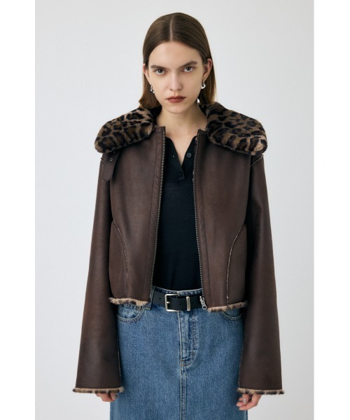 25年AW新作】REVER FAUX ファーコート（ブルゾン）｜MOUSSY