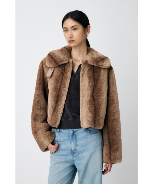[新品未使用]2025新作 moussy REVER FAUX ファーコート 25年AW新作】REVER FAUX ファーコート（ブルゾン）｜MOUSSY