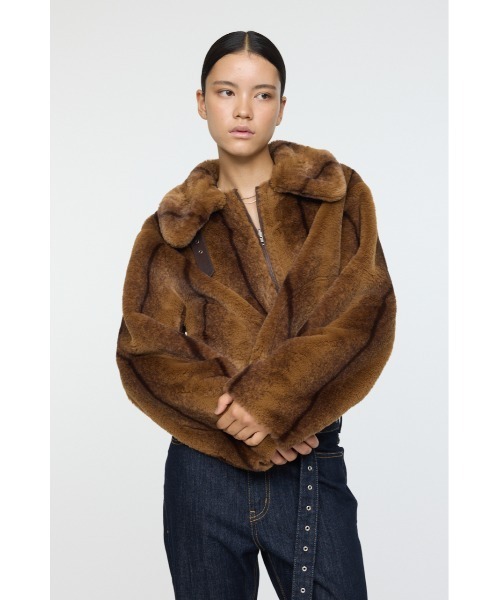 25年AW新作】REVER FAUX ファーコート（ブルゾン）｜MOUSSY