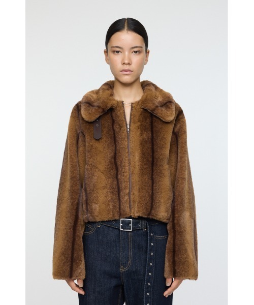 25年AW新作】REVER FAUX ファーコート（ブルゾン）｜MOUSSY（マウジー