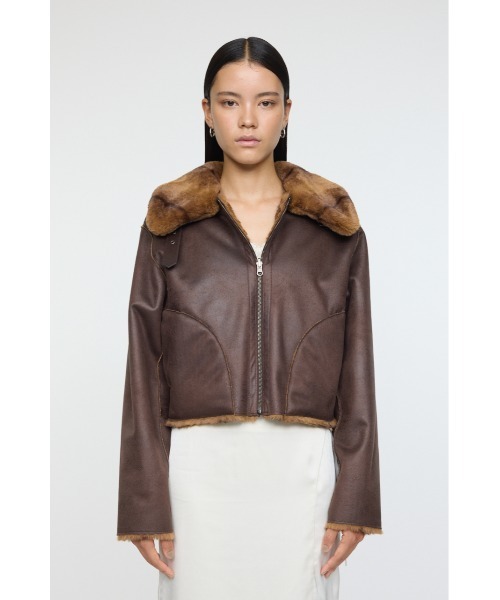 25年AW新作】REVER FAUX ファーコート（ブルゾン）｜MOUSSY（マウジー