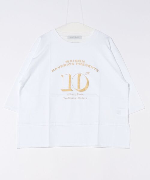 tシャツ 「MAISON MAVERICK PRESENTS」40/2 CLASSIC天竺 Three-quarter sleeves Tシャツ レデ MAISON MAVERICK PRESENTS】40/2 CLASSIC天竺 Three-quarter
