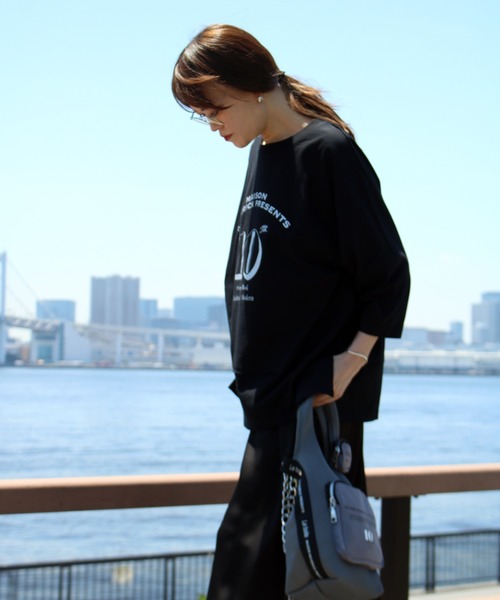 tシャツ 「MAISON MAVERICK PRESENTS」40/2 CLASSIC天竺 Three-quarter sleeves Tシャツ レデ MAISON MAVERICK PRESENTS】40/2 CLASSIC天竺 Three-quarter