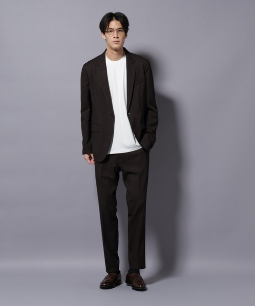 Damerino｣LANATEC(R)シャークスキンセットアップ防シワ形態安定