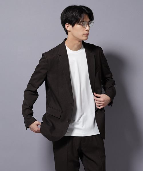 セール】｢Damerino｣LANATEC(R)シャークスキンセットアップ防シワ形態