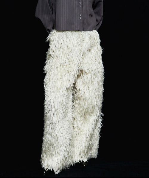 25AW PRE-ORDER】Feather Pants/フェザーパンツ【MAISON SPECIAL