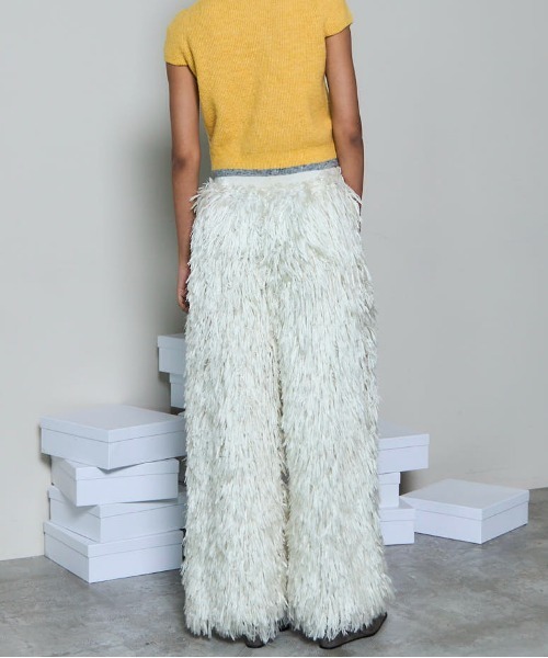 25AW PRE-ORDER】Feather Pants/フェザーパンツ【MAISON SPECIAL