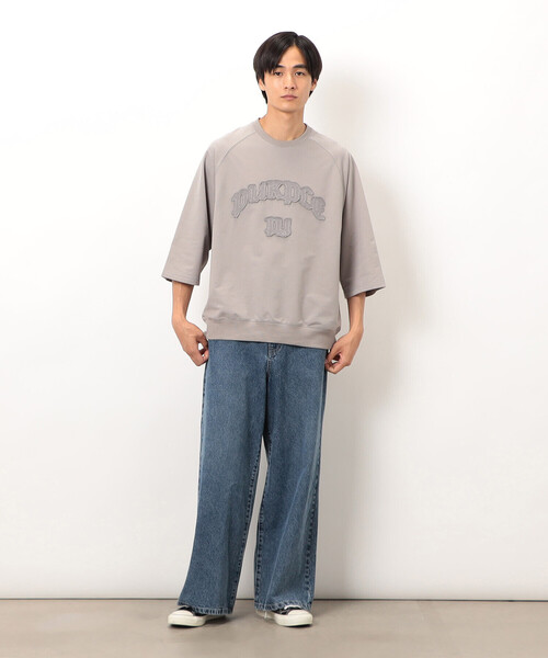 Purple&Yellow(パープルアンドイエロー)の「デニムワイドバギーパンツ(デニムパンツ・メンズ・インディゴブルー/ブラック・X-SMALL/SMALL/MEDIUM/LARGE)」の7枚目の写真