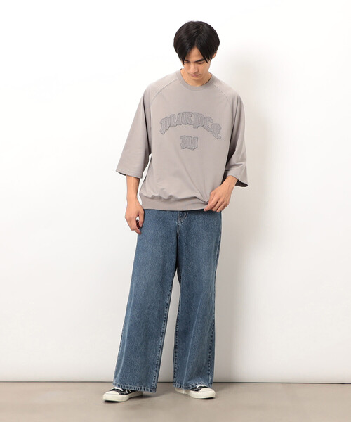 Purple&Yellow(パープルアンドイエロー)の「デニムワイドバギーパンツ(デニムパンツ・メンズ・インディゴブルー/ブラック・X-SMALL/SMALL/MEDIUM/LARGE)」の8枚目の写真