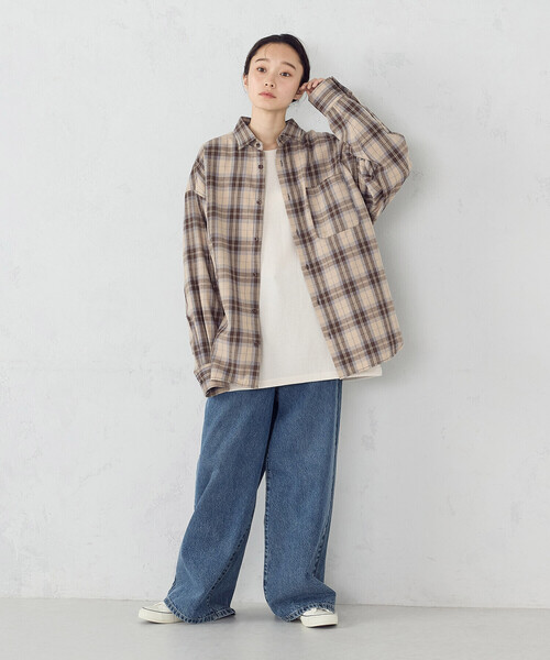 Purple&Yellow(パープルアンドイエロー)の「デニムワイドバギーパンツ(デニムパンツ・メンズ・インディゴブルー/ブラック・X-SMALL/SMALL/MEDIUM/LARGE)」の14枚目の写真