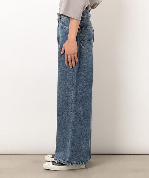 Purple&Yellow(パープルアンドイエロー)の「デニムワイドバギーパンツ(デニムパンツ・メンズ・インディゴブルー/ブラック・X-SMALL/SMALL/MEDIUM/LARGE)」の19枚目の写真