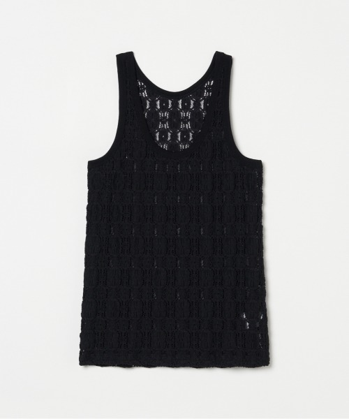 HELIOPOLE(エリオポール)の「RUSSELL RACE TANK TOP(Tシャツ/カットソー・レディース・ブラック/ホワイト・38)」の2枚目の写真