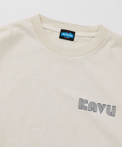 KAVU(カブー)の「KAVU/カブー Sleeve Print L/S Tee/スリーブプリント(Tシャツ/カットソー・メンズ・ライトグレー/ネイビー/イエロー・LARGE/MEDIUM/X-LARGE)」の13枚目の写真