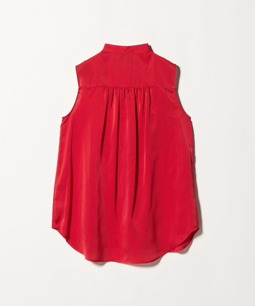 UNITED ARROWS(ユナイテッドアローズ)の「サテン フリル ブラウス ‐ウォッシャブル‐(シャツ/ブラウス・レディース・レッド/ホワイト/その他1・FREE)」の7枚目の写真