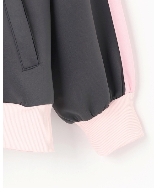 LOVETOXIC(ラブトキシック)の「【7days】トラックジャケット(ジャージ・キッズ・オフホワイト/サックスブルー/チャコール・L:160cm/130cm/M:150cm/S:140cm)」の6枚目の写真