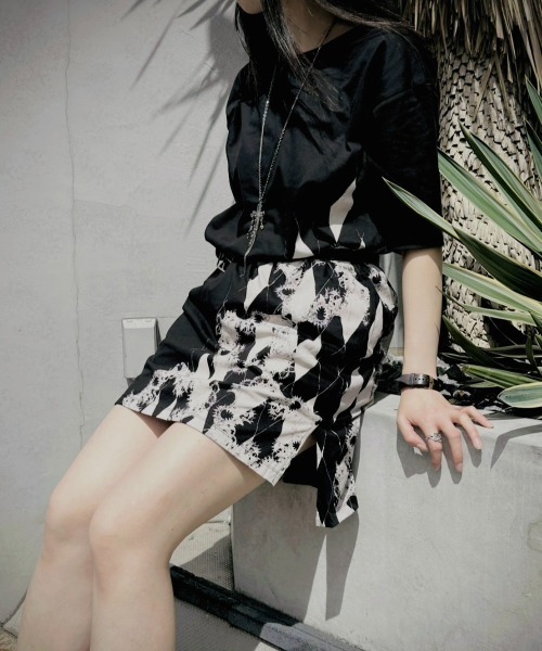 トップス kmrii magnolia T-shirt size0 KMRii/ケムリ/別注Magnolia feather Cut/SS | ROYAL FLASH