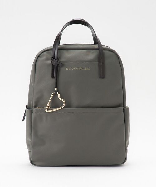 LANVIN en Bleu(ランバンオンブルー)の「マルク ハートカラビナリュック(バックパック/リュック・レディース・キャメル/ブラック/チャコールグレー・FREE)」の3枚目の写真