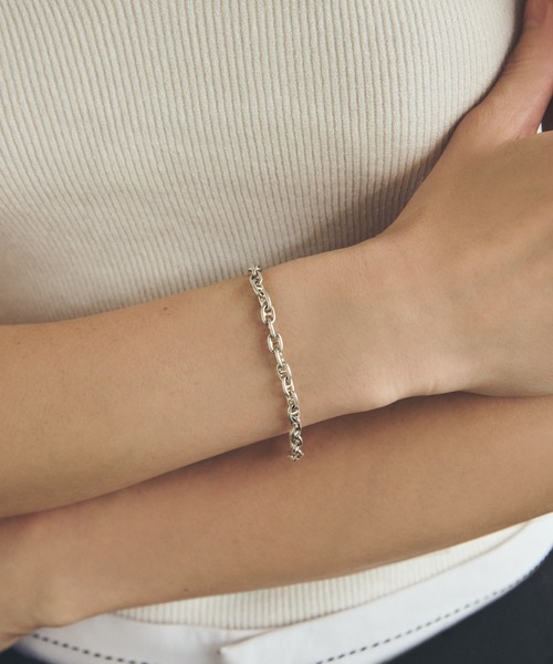 TEN.（テン）の「SILVER925 マリーナチェーンブレスレット -M-（ブレスレット・レディース・シルバー・FREE）」の4枚目の写真