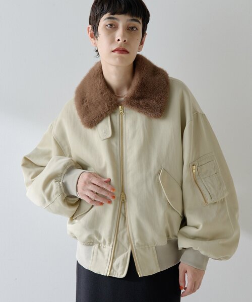 THE PAUSE】ファーカラーMA-1（MA-1）｜THE PAUSE（ザ ポーズ