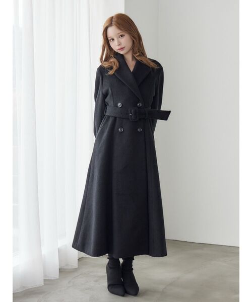 ダブルテーラードロングコート（その他アウター）｜EATME（イートミー