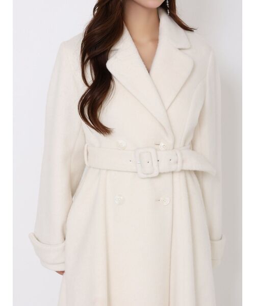 EATME(イートミー)の「ダブルテーラードロングコート(その他アウター・レディース・オフホワイト/グレー/ブラック・FREE)」の8枚目の写真