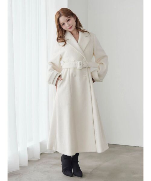 ダブルテーラードロングコート（その他アウター）｜EATME（イートミー