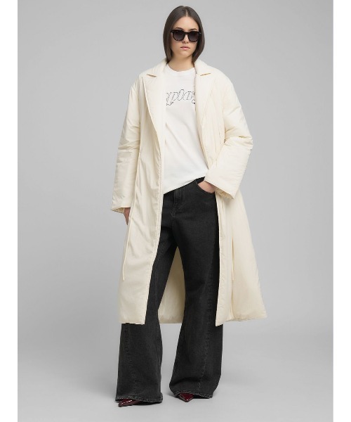 REPLAY（リプレイ）の「ベリーライトコート（トレンチコート・レディース・ブラック・X-SMALL/MEDIUM/SMALL）」の2枚目の写真