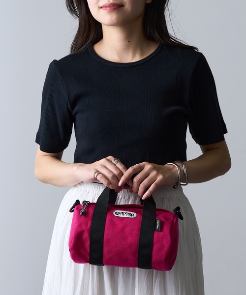 OUTDOOR PRODUCTS（アウトドアプロダクツ）の「【OUTDOOR PRODUCTS】ロールボストン 230 SMALL（ボストンバッグ・レディース・ブラック/グレー/ネイビー/ベージュ/スカイブルー/グリーン/ピンク/レッド/ライム/パープル/オレンジ/バーガンディー・FREE）」の9枚目の写真