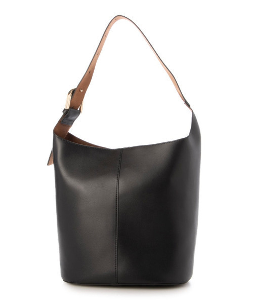 cache cache(カシュ カシュ)の「カシュカシュ cachecache / ビッグバックルバケツショルダー(ショルダーバッグ・レディース・ブラック/グリーン/ワインレッド・FREE)」の1枚目の写真