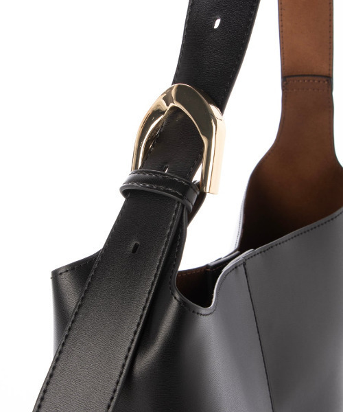 cache cache(カシュ カシュ)の「カシュカシュ cachecache / ビッグバックルバケツショルダー(ショルダーバッグ・レディース・ブラック/グリーン/ワインレッド・FREE)」の9枚目の写真