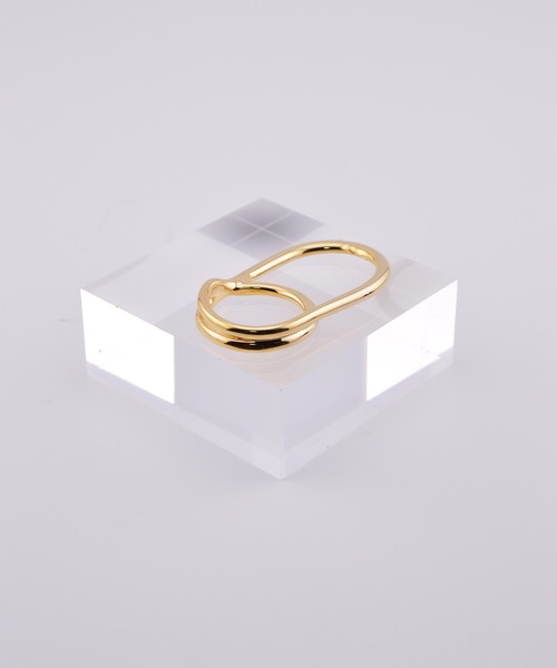 BROTHERHOOD(ブラザーフッド)の「【earyear】Bridge Duo Double Finger Ring(リング・レディース・ゴールド・FREE)」の2枚目の写真