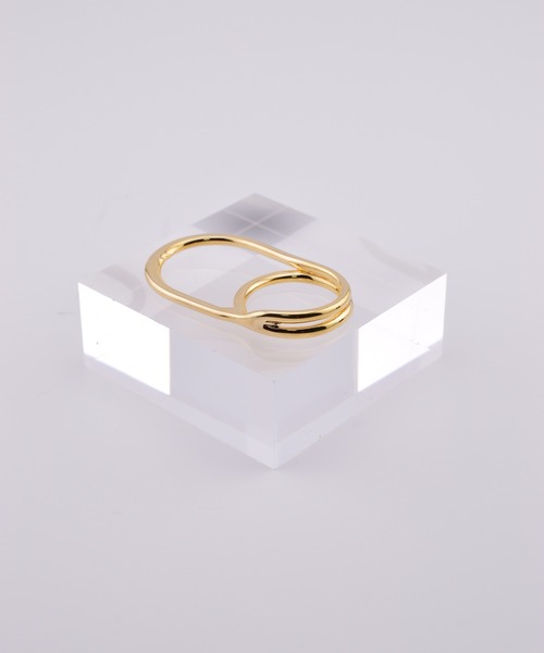 BROTHERHOOD(ブラザーフッド)の「【earyear】Bridge Duo Double Finger Ring(リング・レディース・ゴールド・FREE)」の4枚目の写真