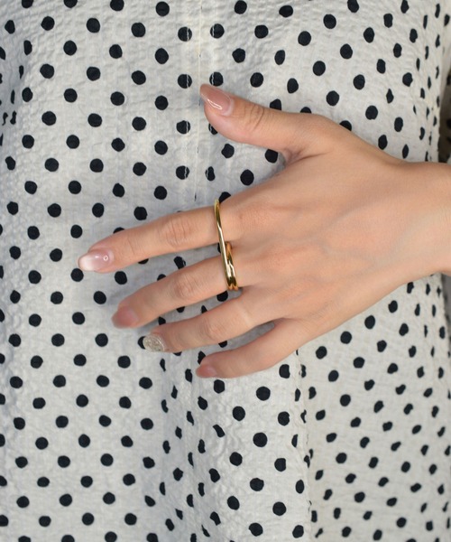 BROTHERHOOD(ブラザーフッド)の「【earyear】Bridge Duo Double Finger Ring(リング・レディース・ゴールド・FREE)」の5枚目の写真