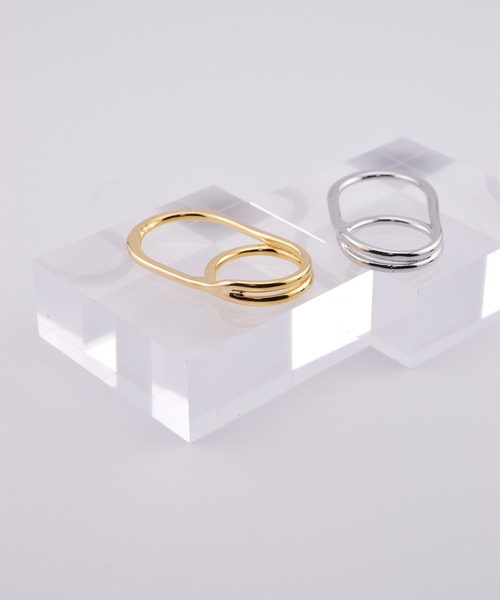 BROTHERHOOD(ブラザーフッド)の「【earyear】Bridge Duo Double Finger Ring(リング・レディース・ゴールド・FREE)」の9枚目の写真