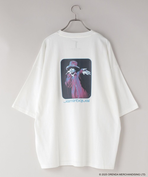 LOWRYS FARM(ローリーズファーム)の「【LFM(U)】UK ROCKTSS(Tシャツ/カットソー・メンズ・チャコールグレー/オフホワイト/ホワイト×グレー・FREE)」の2枚目の写真