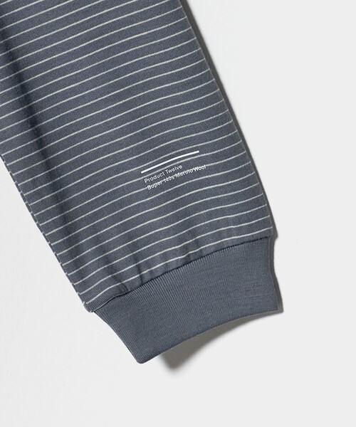 Product Twelve（プロダクトトゥエルブ）の「＜Product Twelve＞ S140  TEE/ロングスリーブTシャツ（Tシャツ/カットソー・メンズ・グレー系・2/1）」の4枚目の写真