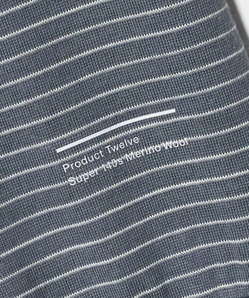 Product Twelve（プロダクトトゥエルブ）の「＜Product Twelve＞ S140  TEE/ロングスリーブTシャツ（Tシャツ/カットソー・メンズ・グレー系・2/1）」の5枚目の写真
