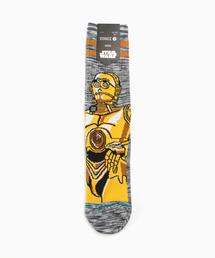STAR WARS | 【スター・ウォーズ】× STANCE / スタンス C3PO CREW A556A25C3P(ソックス/靴下)