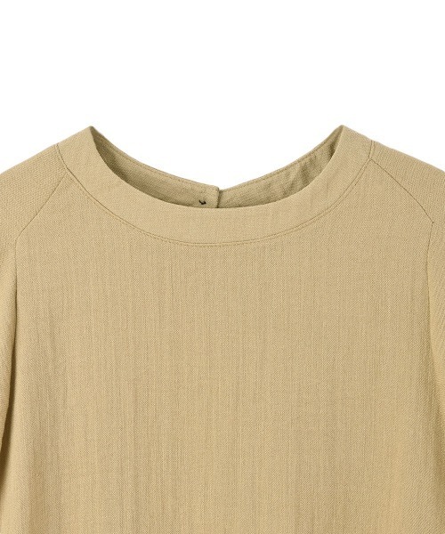 marjour（マージュール）の「LINEN BLEND TOPS（Tシャツ/カットソー・レディース・ブラック/ベージュ・M）」の20枚目の写真