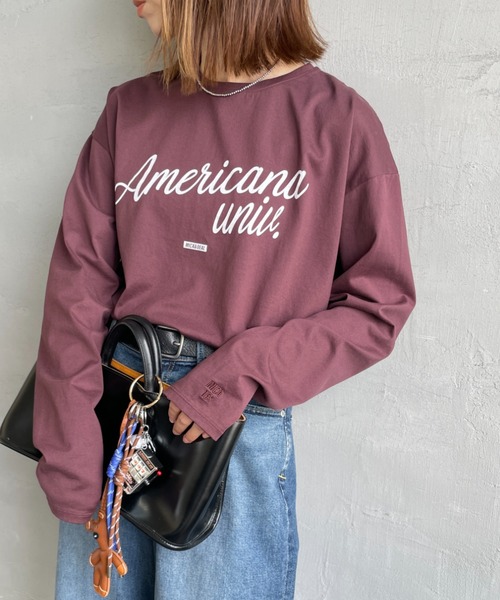 MICA&DEAL/マイカアンドディール] AMERICANAxMICA ロゴプリント