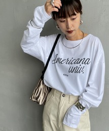 AMERICANA｜アメリカーナのTシャツ/カットソー（ホワイト/白色系