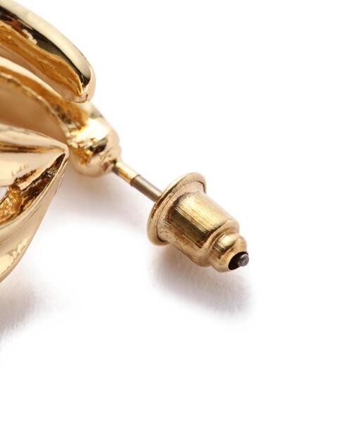 EDIT COLOGNE(エディットコロン)の「ダブルフープピアス(ピアス(両耳用)・レディース・ゴールド・フリ-)」の2枚目の写真