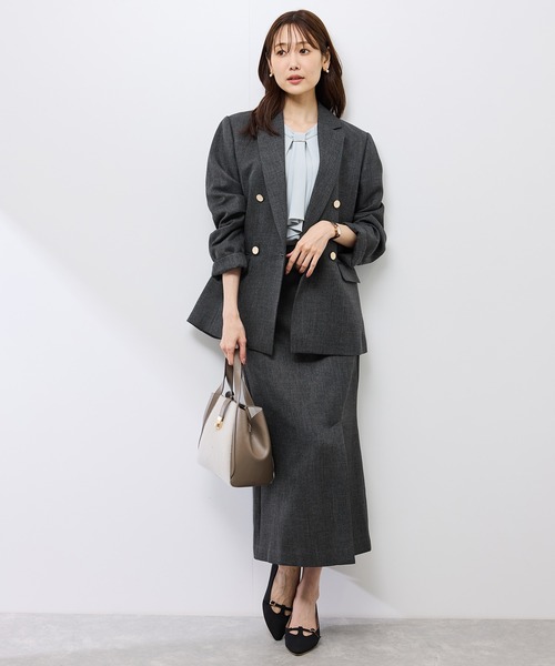 セール】スリートーンツイードスカート/セットアップ対応（スカート