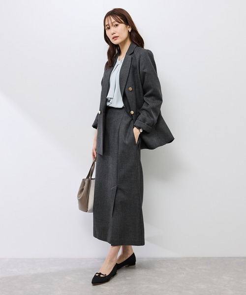 セール】スリートーンツイードスカート/セットアップ対応（スカート