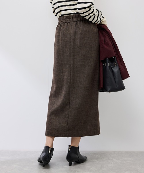 ROPE' PICNIC(ロペピクニック)の「スリートーンツイードスカート/セットアップ対応(スカート・レディース・チャコールグレー/ダークブラウン・S/M/L)」の14枚目の写真