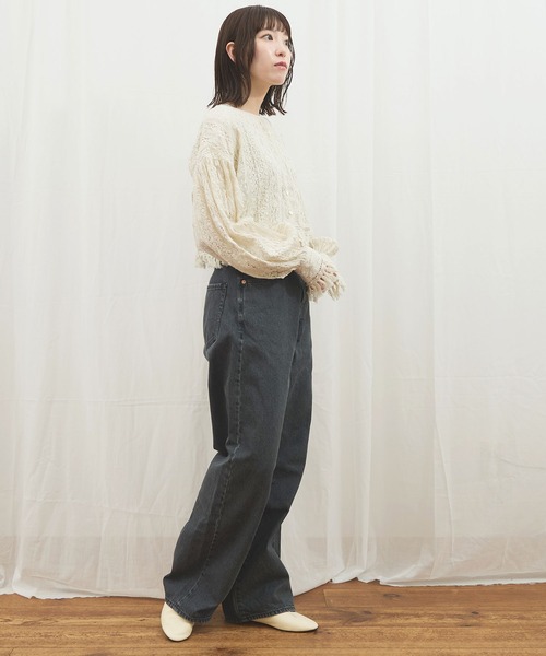 fig London(フィグロンドン)の「_Carol bolero(シャツ/ブラウス・レディース・ブラック/アイボリー・FREE)」の11枚目の写真